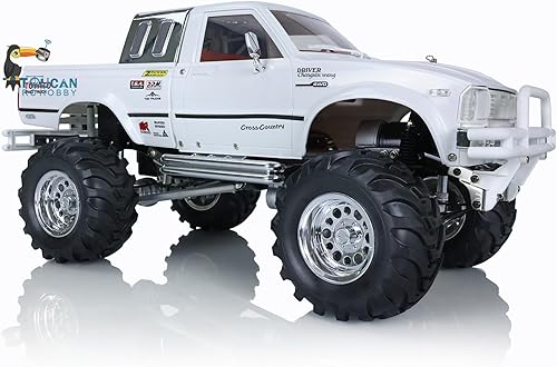 Miniatura 2 de 1/10 4WD RC Pickup Truck Crawler, White, 2.4G RTR, ESC, Motor, Battery, Servo, Adults,US in Stock Blanco,Negro