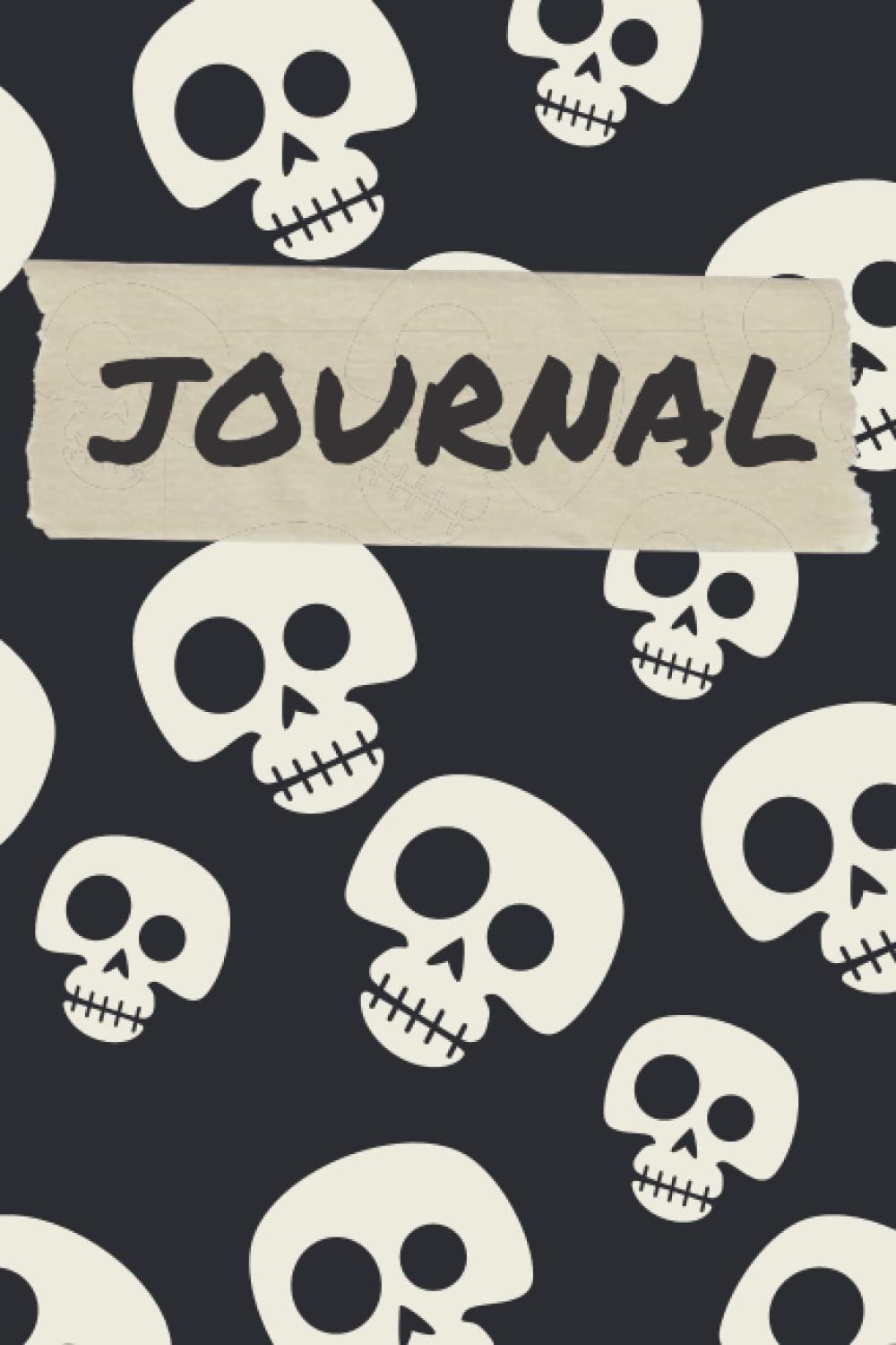 Skull Cover Journal: Gothcore - Emo - Alt Girl - E-Girl Aesthetic Notebook