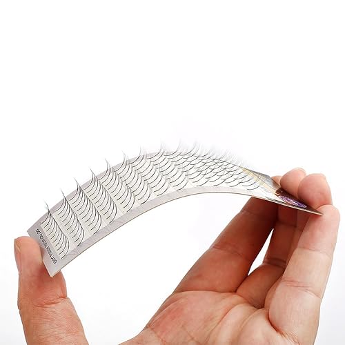 Miniatura 5 de Bella Hair Extensiones de pestañas rusas 3D con volumen, rizo CD prefabricado, abanico de pestañas de volumen de 10120.551 in de grosor, 0.003 in,