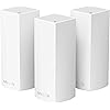 Linksys WHW0301 Velop Intelligent Mesh WiFi Router System: AC2200 Tri-Band, Network for Full-Speed Coverage, Computer Internet Wireless Routers Extender for Home (White, 3-Pack) (Renewed)