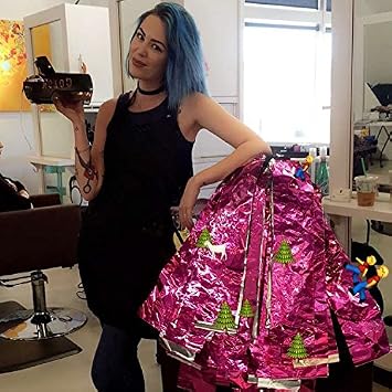 FRAMAR Large Magenta Hair Foil, Hair Foils For Highlighting Long Hair