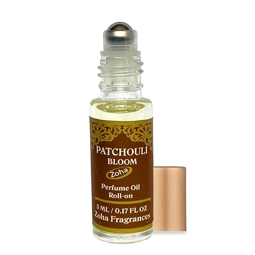 Zoha Aceite de perfume de flor de pachulí  Perfume de pachulí de larga duración sin alcohol para mujeres y hombres  Aceite de fragancia de pachulí