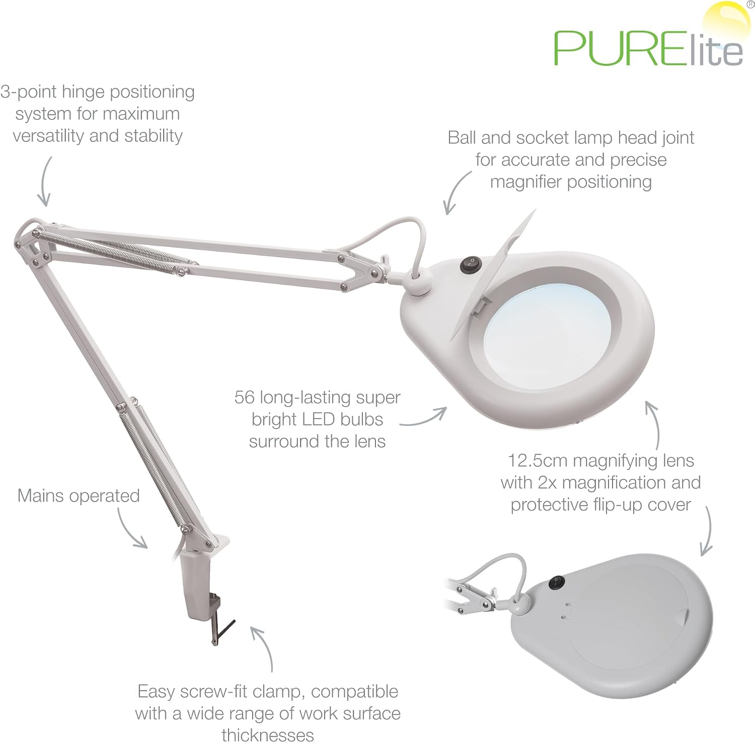 LED Circular Magnifying Lamp
