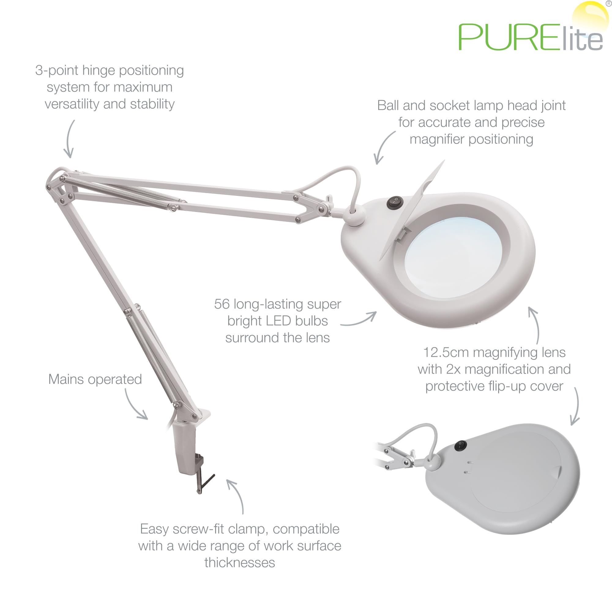 PURElite Lampe, weiß, Einheitsgröße