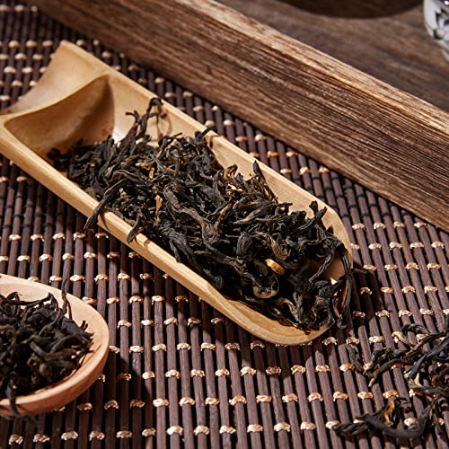 Huaying Chinese Black Tea Loose Leaf, Chinese Yunnan Old Tree Black Tea, Loose Leaf Tea, 3.9 Oz/110G, Pack Of 16 Steeps #TOP2