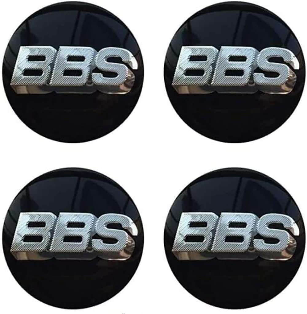 4x BBS Radnabendeckel 70mm | Aufkleber Für Auto Felgen Zubehör