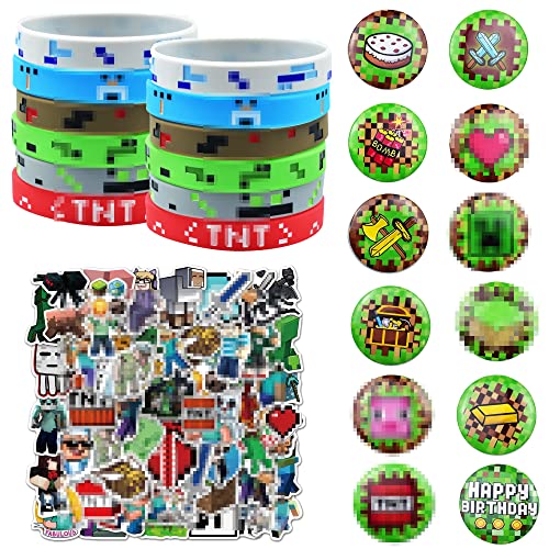 74 cadeaux d'anniversaire en pixels,pinata anniversaire d'enfants d'invités garçons et filles, contenu de calendrier de l'Avent et petits récompenses Cadeau pour enfants Cover