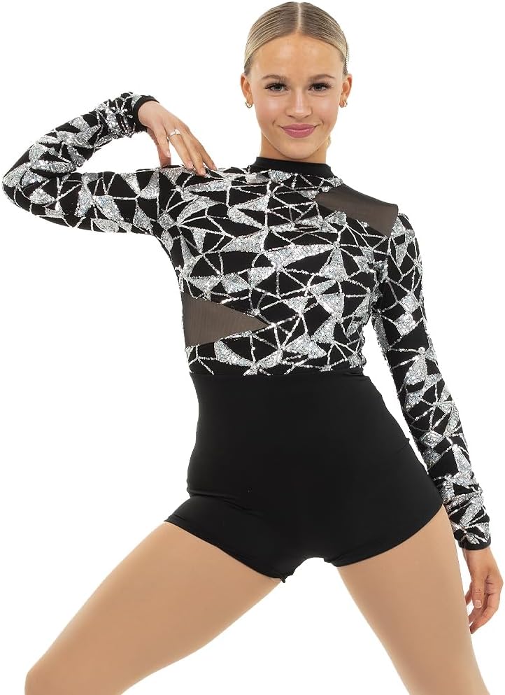 Alexandra Collection Diamond Dazzle Biketard