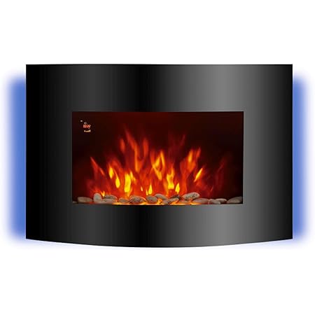 Zurich Ay 619 Electric Fireplace Decorative Fireplace Amazon De Kuche Haushalt