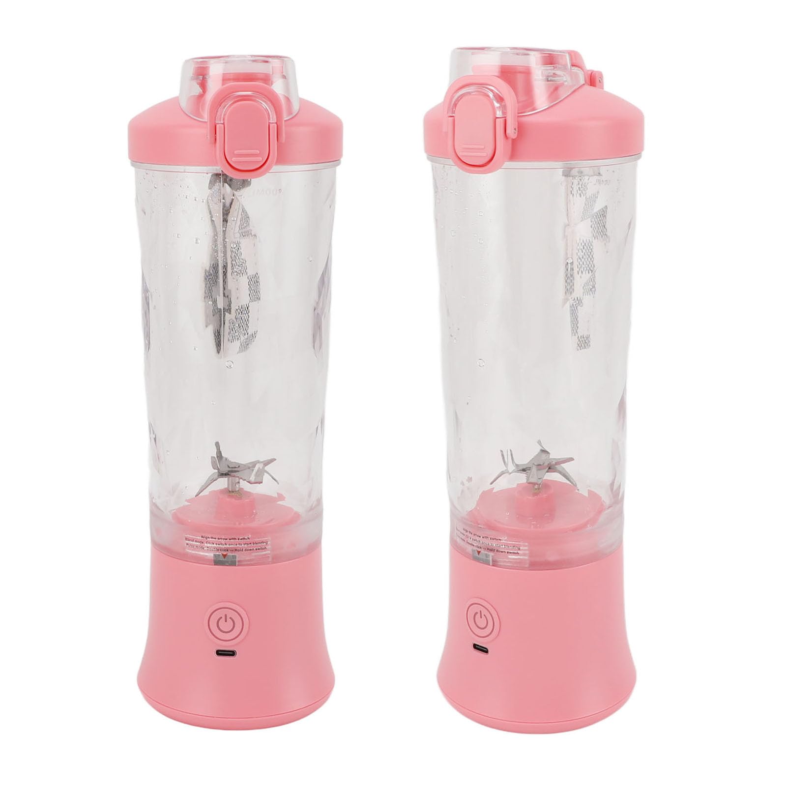 Przenośny Blender, 2 Tryby Bateria 4000 MAh Mini Blender 150 W Sokowirówka do Podróży (BROLEOih316tg5pa-12)
