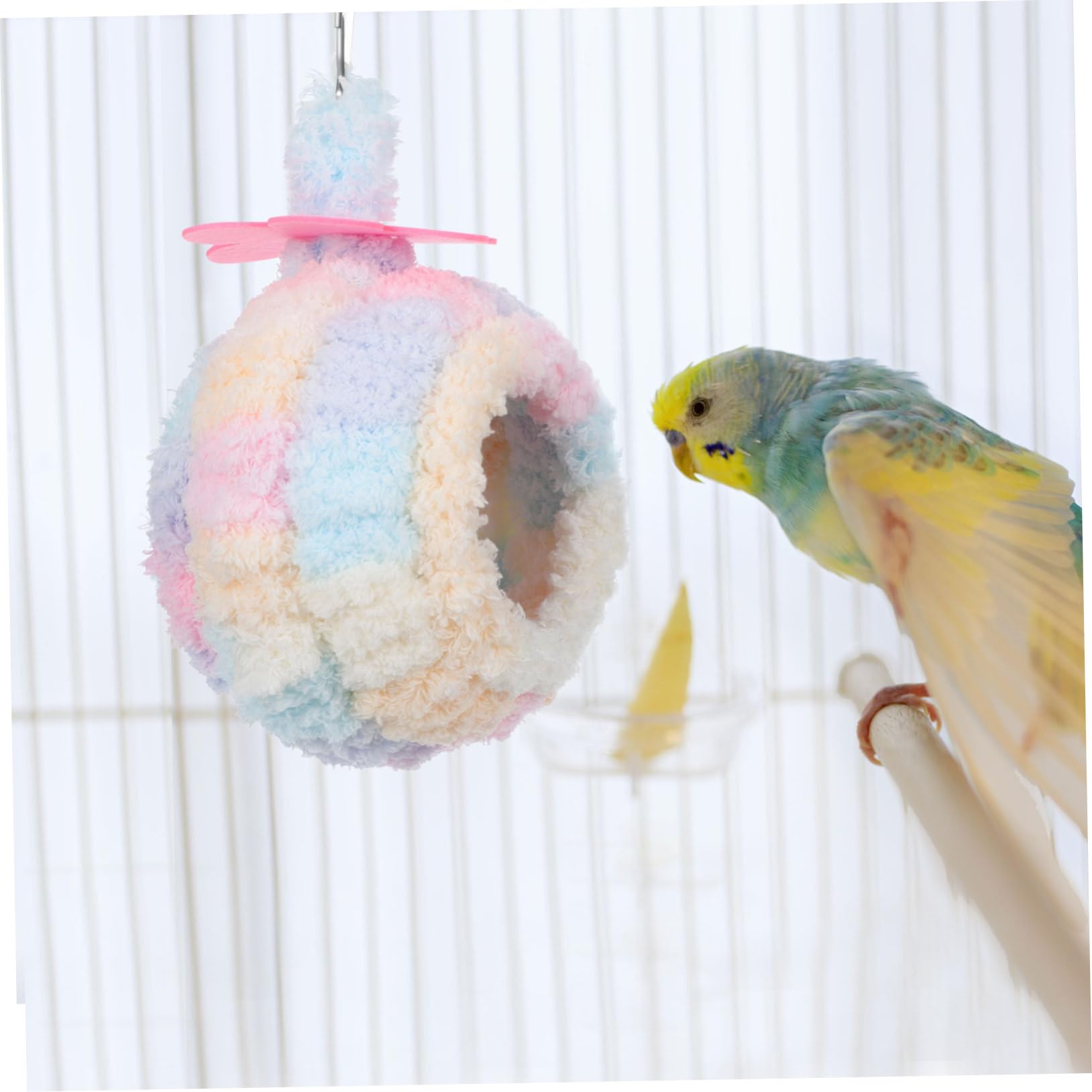 Nido De Cría para Pájaros Casa Cálida para Hamaca para Pájaros Fácil Instalación