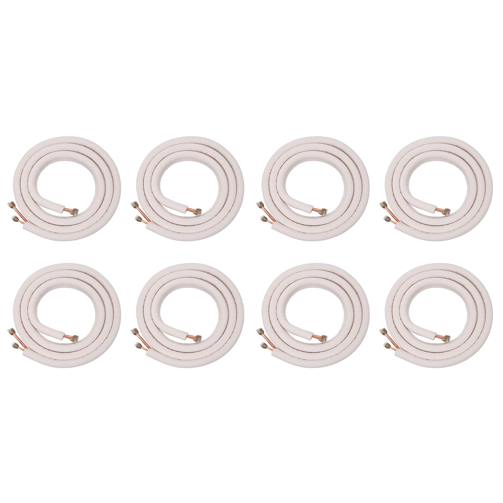 Tube de climatiseur anti condensation tuyau aluminium isolé 1/4 3/8 de 3 mètres