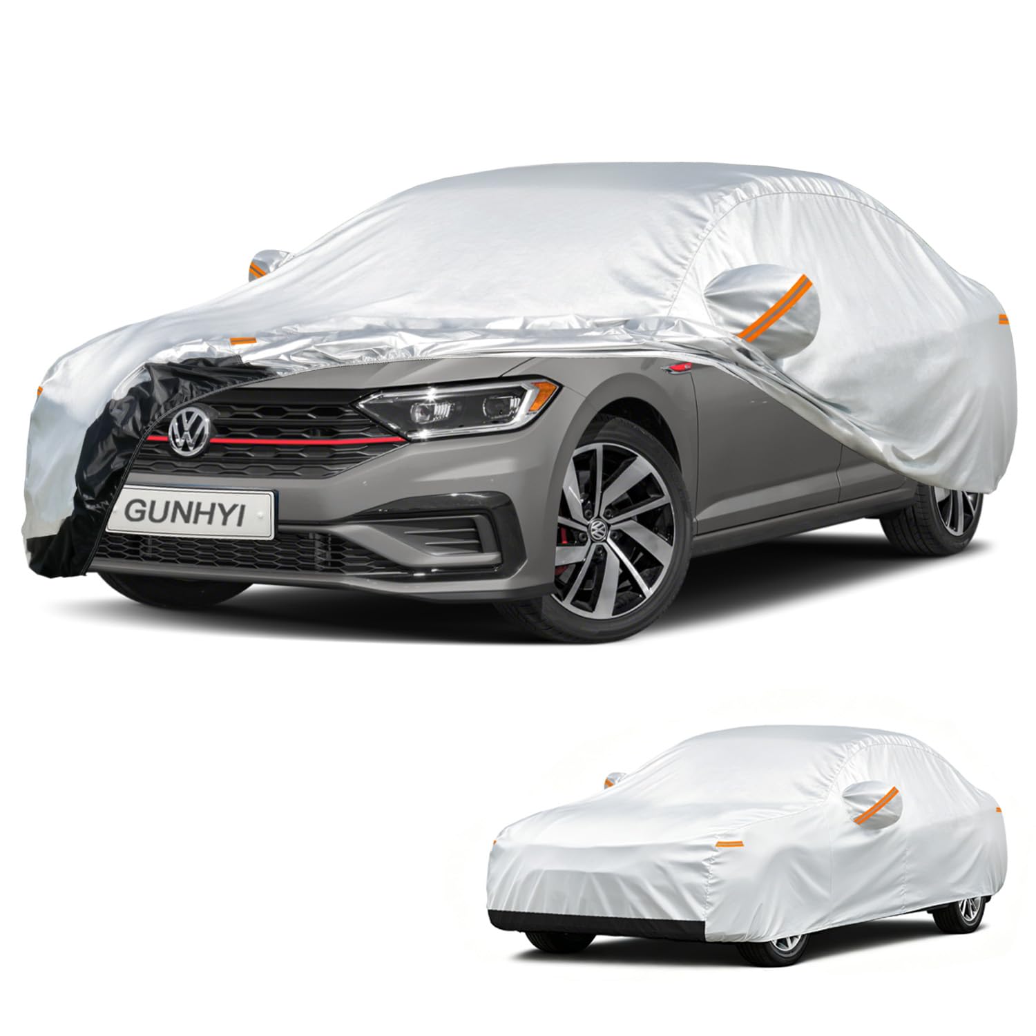 Photo 1 of GUNHYI Car Cover Custom Fit Volkswagen Jetta (2005-2026) Waterproof for Automobiles, Oxford Sun Rain Dust Snow Protection (Ships from US Warehouse, Delivery 3-8 Days)