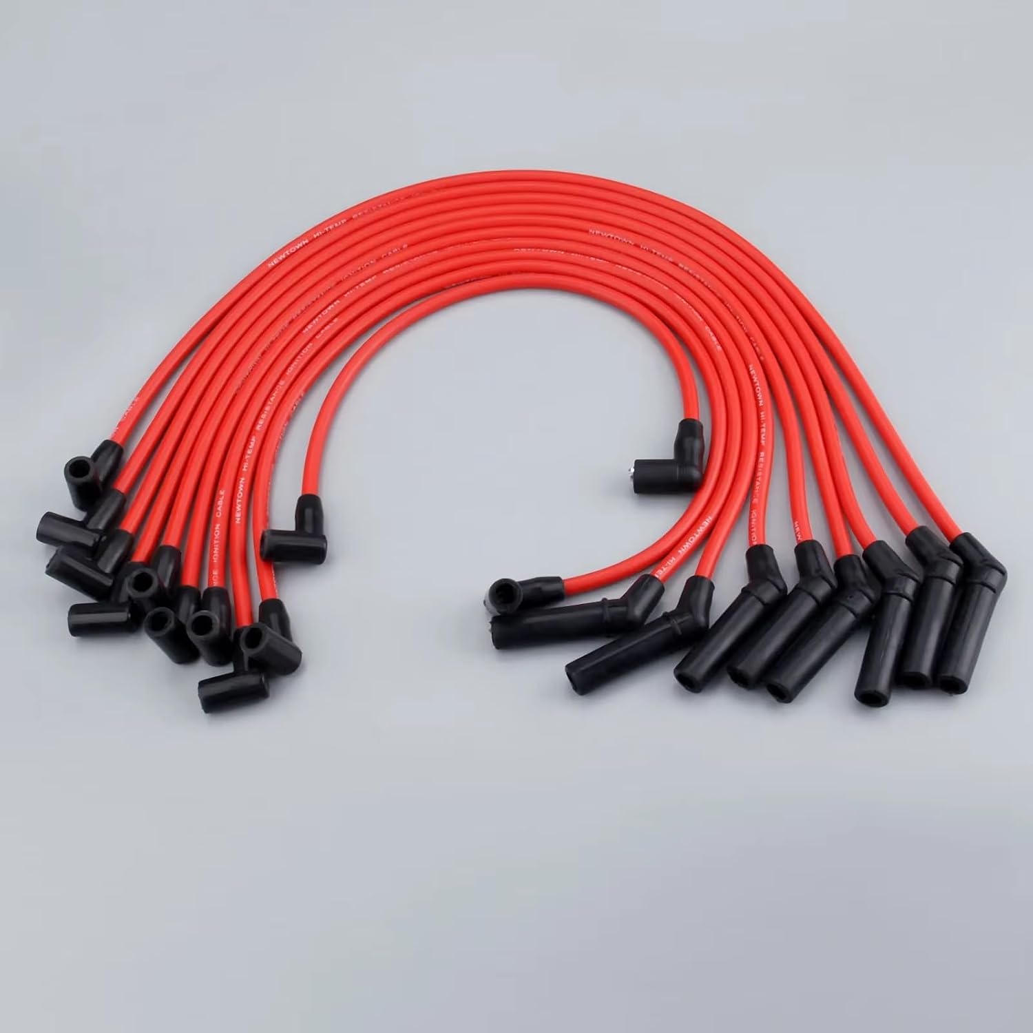 Ignition Leads Compatible with Mustang 1964-1995 12259-R301 Spark Plug Ignition Wires Cable Kit