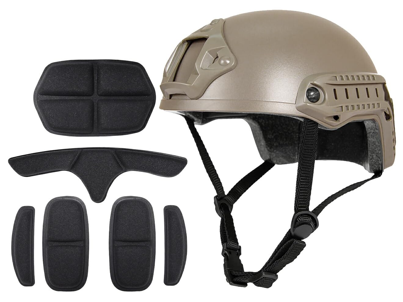 fastヘルメットセット FMA製Lサイズ ほぼ未使用 Amazon | FMA OPS-CORE FAST ヘルメット M/Lサイズ DE | タクティカル