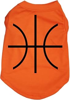 Petitebella Basketball Orange Puppy Dog Shirt (Large)