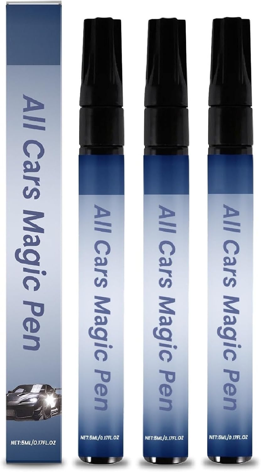 3Pcs Car Scratch Remover Pen, All Cars Magic Pen, Car Scratch Remover,Efficient and Durable,Quick Fix for Scratches and Paint Damage,Suitable for All Types of Cars