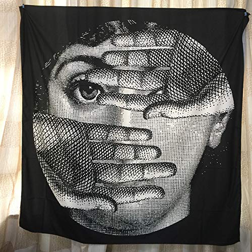 Yu Xin Variedad Retrato De Rostro Tapiz Lina Cavalieri Tela para Colgar En La Pared Sala De Estar Cortina Decorativa Señora Tapiz De Ilustración B