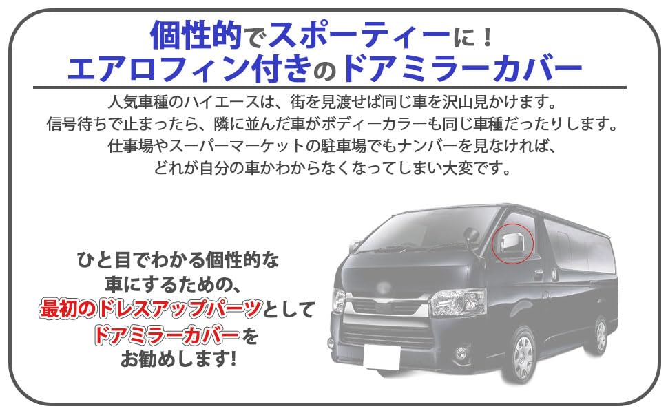 Amazon | トヨタ 用 サイドミラー ドアミラー カバー 左右セット