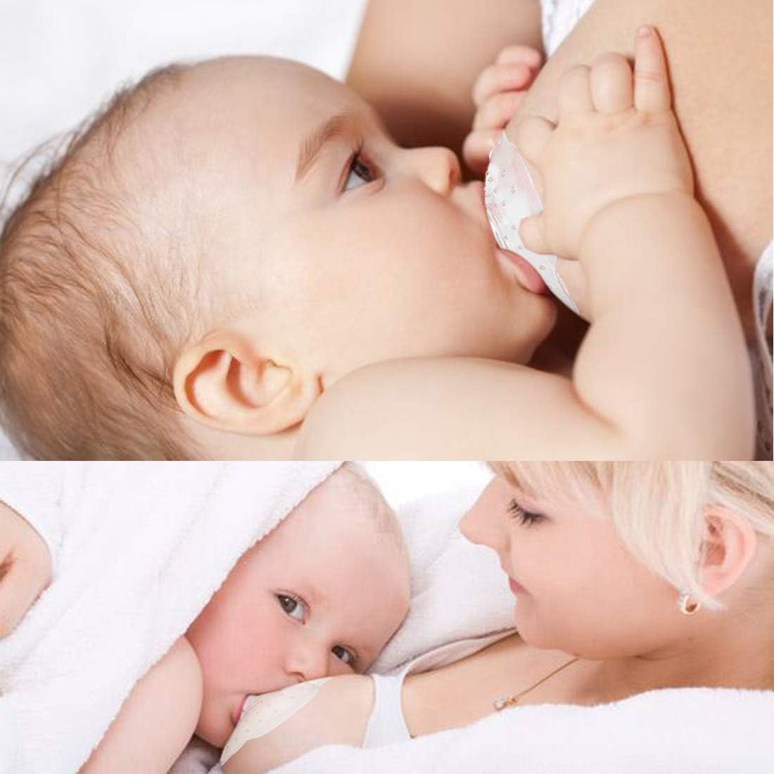 واقيات حلمات من السيليكون للرضاعة الط - الصورة 2