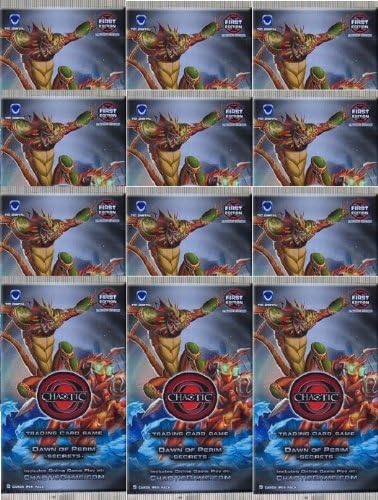 Chaotic Dawn of PERIM Secrets Trading Card Game Booster - 12 Pack LOT (9 Cards/Pack)