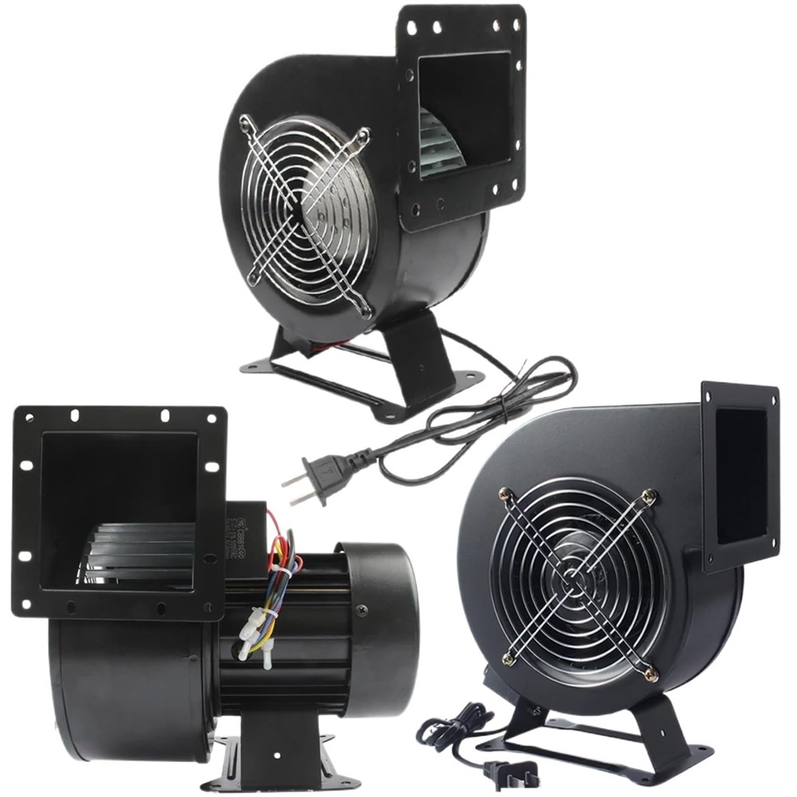 Wentylator odśrodkowy o niskiej mocy, AC 220 V, 380 V, 120 W, 140 W, 330 W, chłodzenie przemysłowe, dmuchawa, 1 sztuka (330 W, Heatsink 220 V, UK)