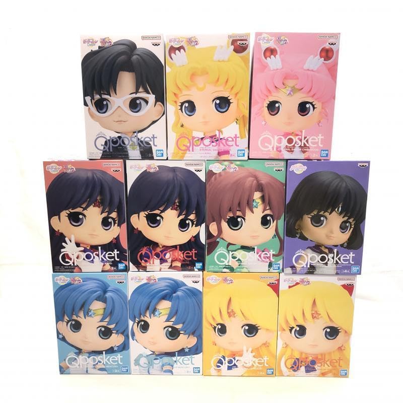 Amazon.co.jp: 【中古】未開封)セーラームーン Qposket プライズ 新品未開封セーラームーンフィギュアまとめ売り