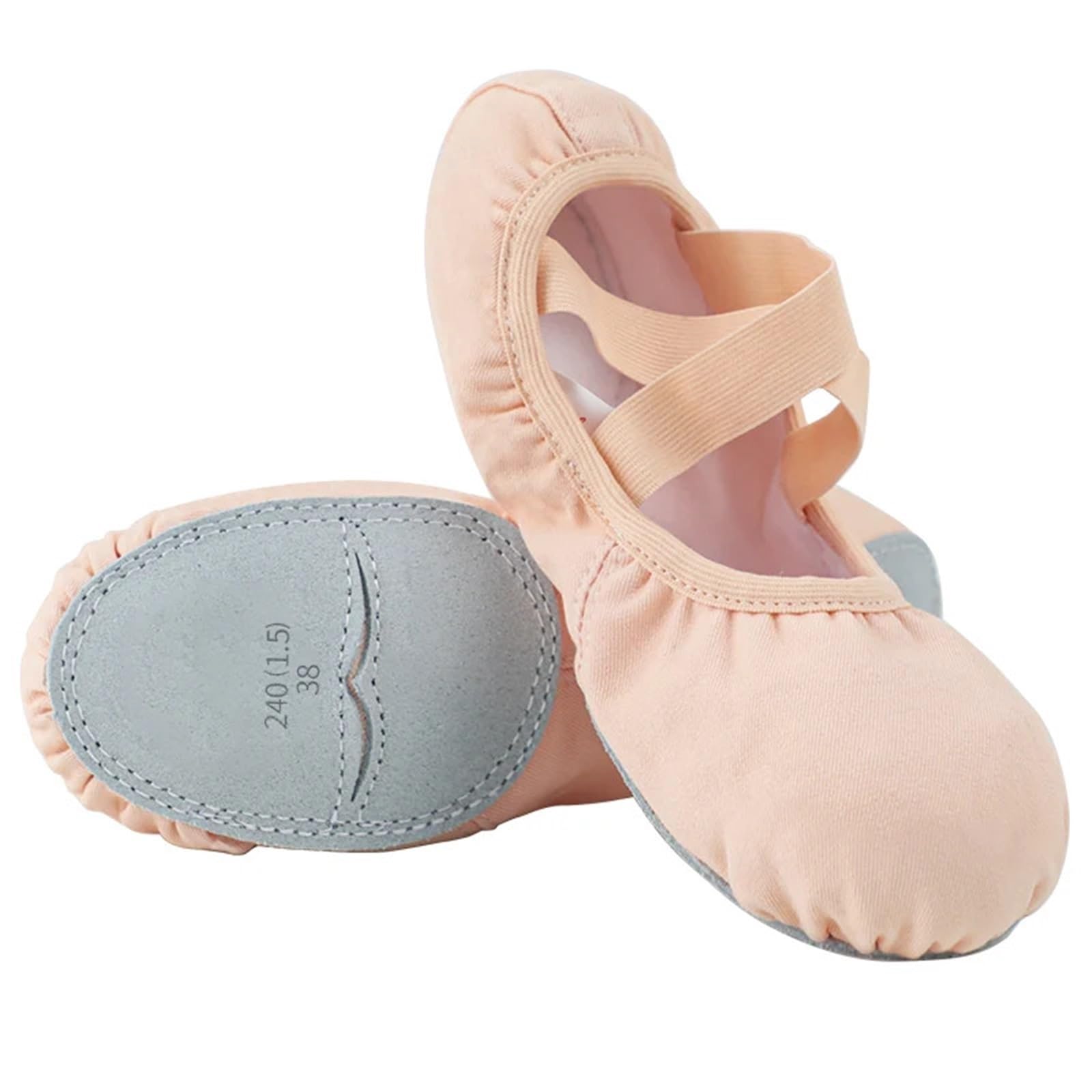 Ballettschuhe Mädchen Ballet Shoes High Stretch Canvas Dance Dancing Slippers Kids Flats Split Sole Slip On Practice Girls Woman
