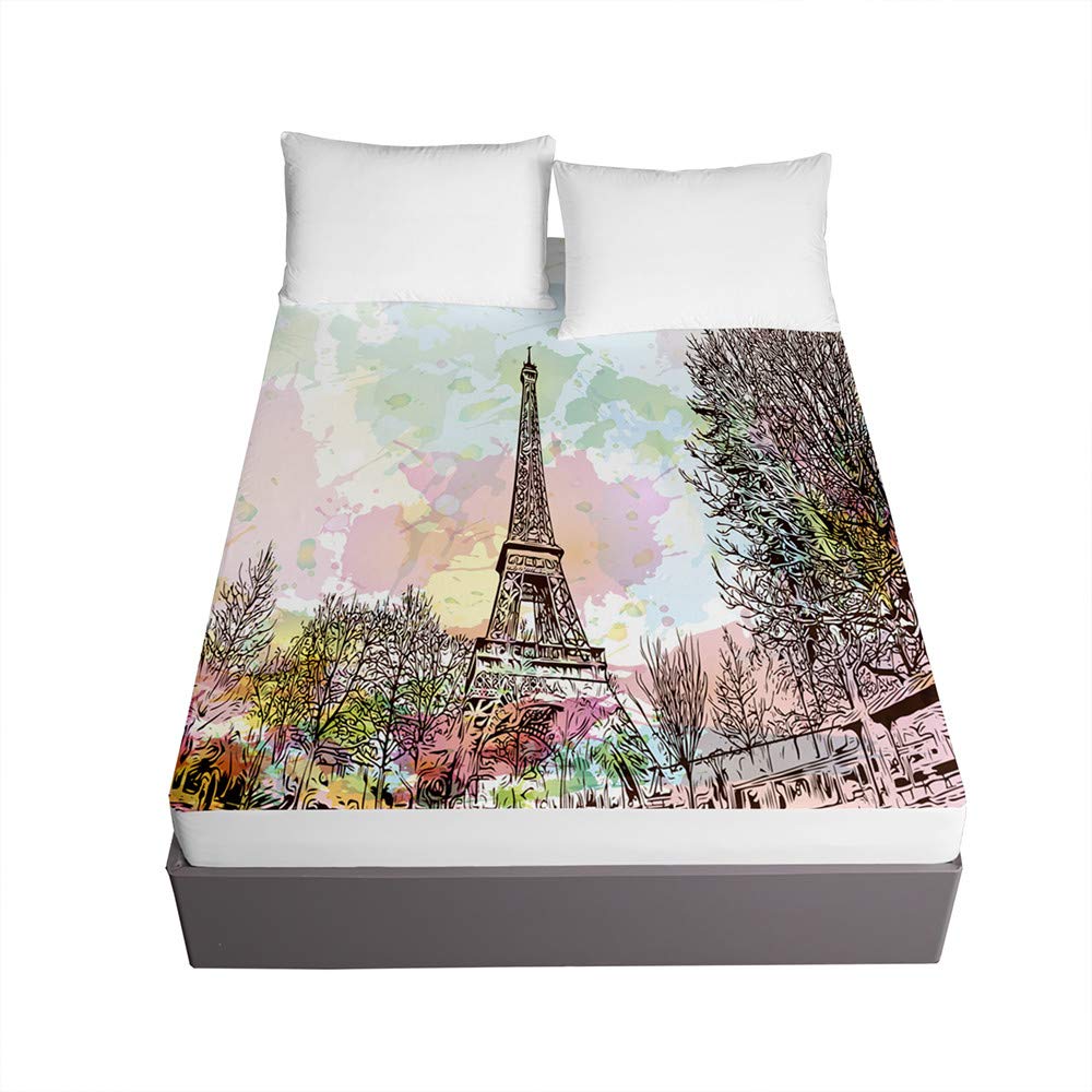Drap housse en microfibre antidérapant pour en finir avec les coins de lit qui bougent