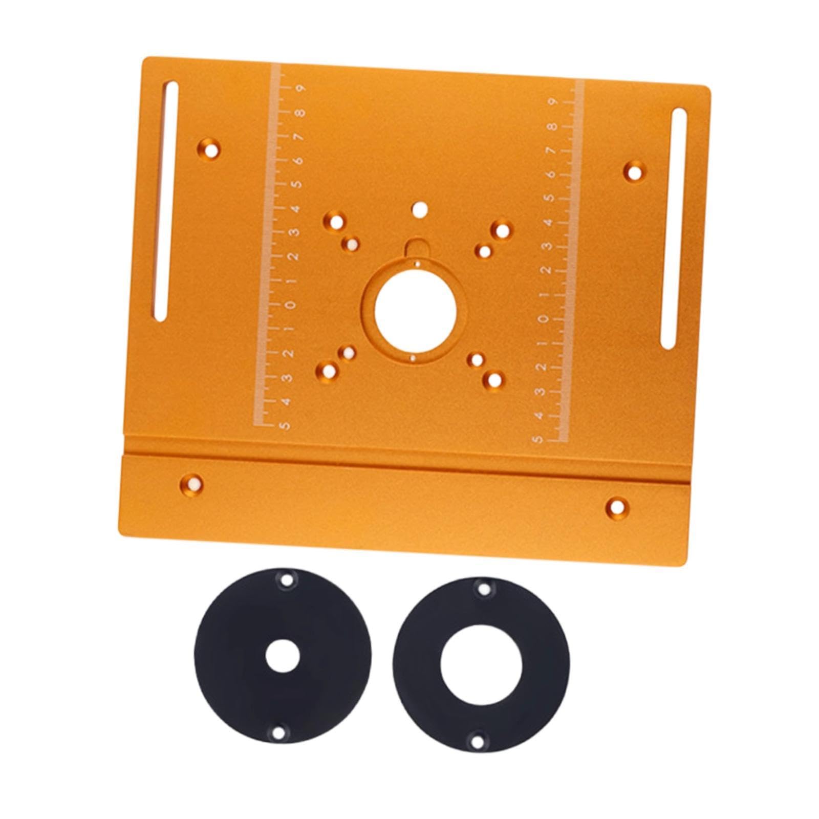 Plaque d'insertion pour table de fraiseuse rigide durable