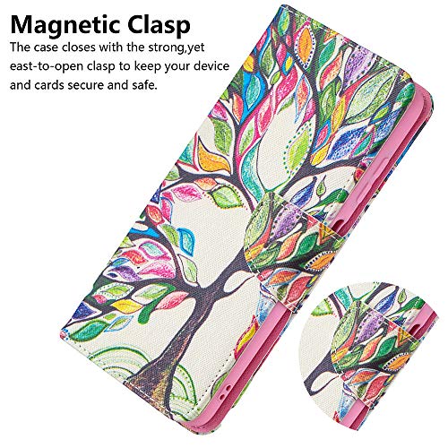 XYX Capa carteira para Samsung A02, Galaxy A02, [Recurso de suporte] Capa carteira de couro PU Flip