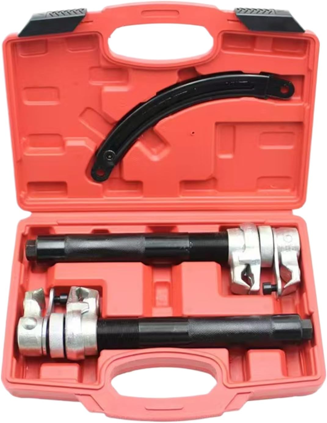 スプリングコンプレッサーツール | ストラットコンプレッサーツールセット | 安全ロック付き組立ツール ブレーキバルブエンジン部品自