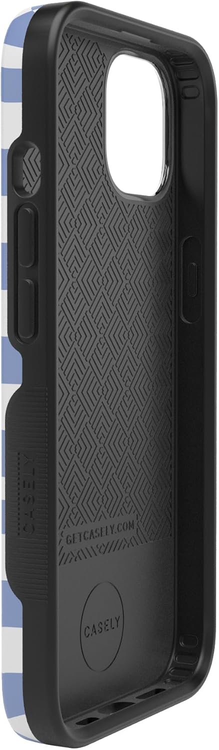 Casely iPhone 13 Case | Reality Check | Periwinkle | Bold Protective Design | Compatible with MagSafe - Image 8