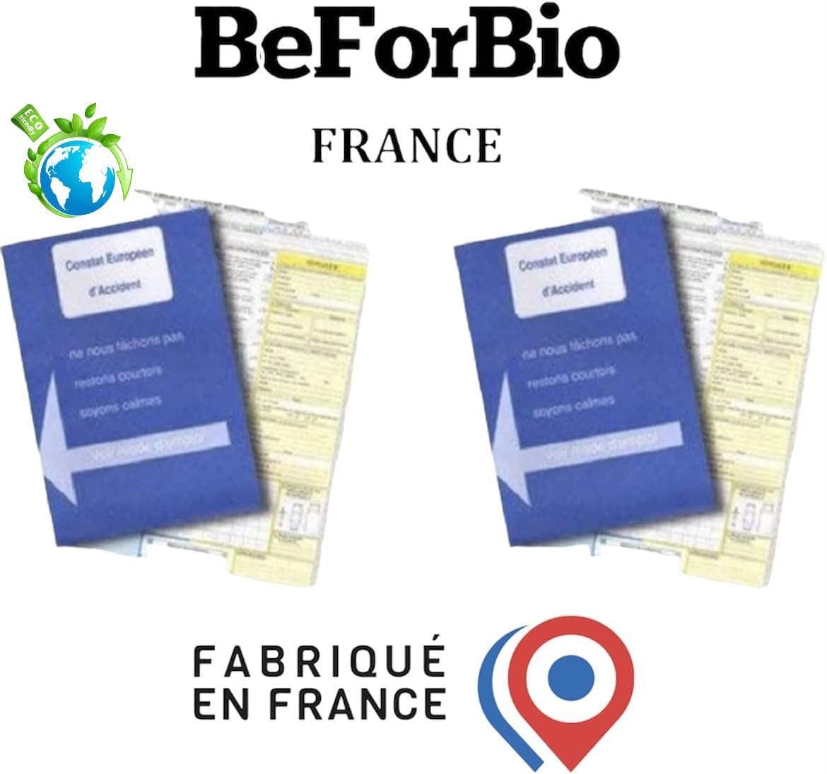 Lot De 6 Constats Amiables Auto HABILL-AUTO | Agréé Toutes Assurances France Et Europe | Formulaire Accident