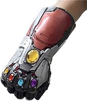 Vista 4 de Infinity Gauntlet Super Hero - Guantes de látex para cosplay (sin led)