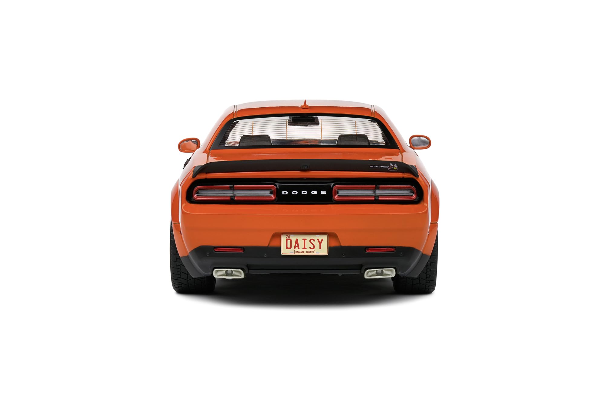 Solido 1:18 Dodge Challenger SRT 2023 Orange Model Vehicle