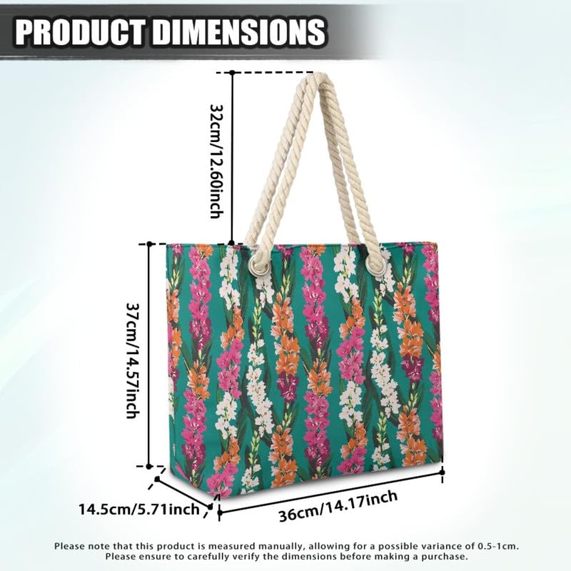 Women's Handbag Tote Bags Canvas Travel Shoulder Purses, Dachshund Dogs Casual Satchel Bag Large Beach Totes4