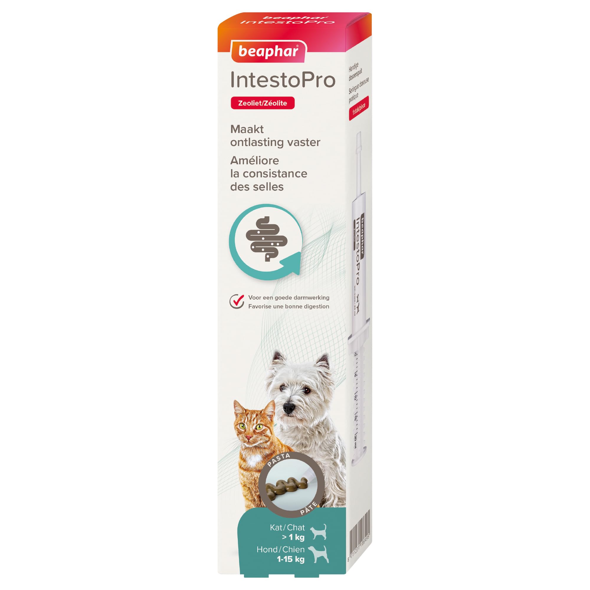 Beaphar Intestopro Pasta Gatti/Cane Fino a 15 kg - Agente digestivo - Pollo 1x 20ml