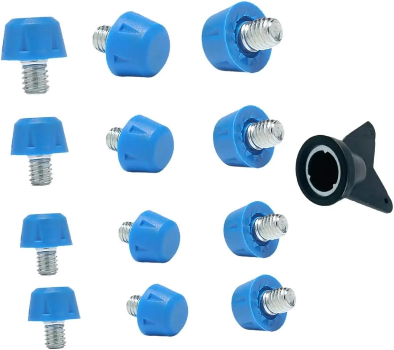 Track Spikes 24pcs Football Shoe Spikes M6 Rugby Shoes Studs for Athletic Sneakers Outdoor for Sprint Sports Short Running Shoes