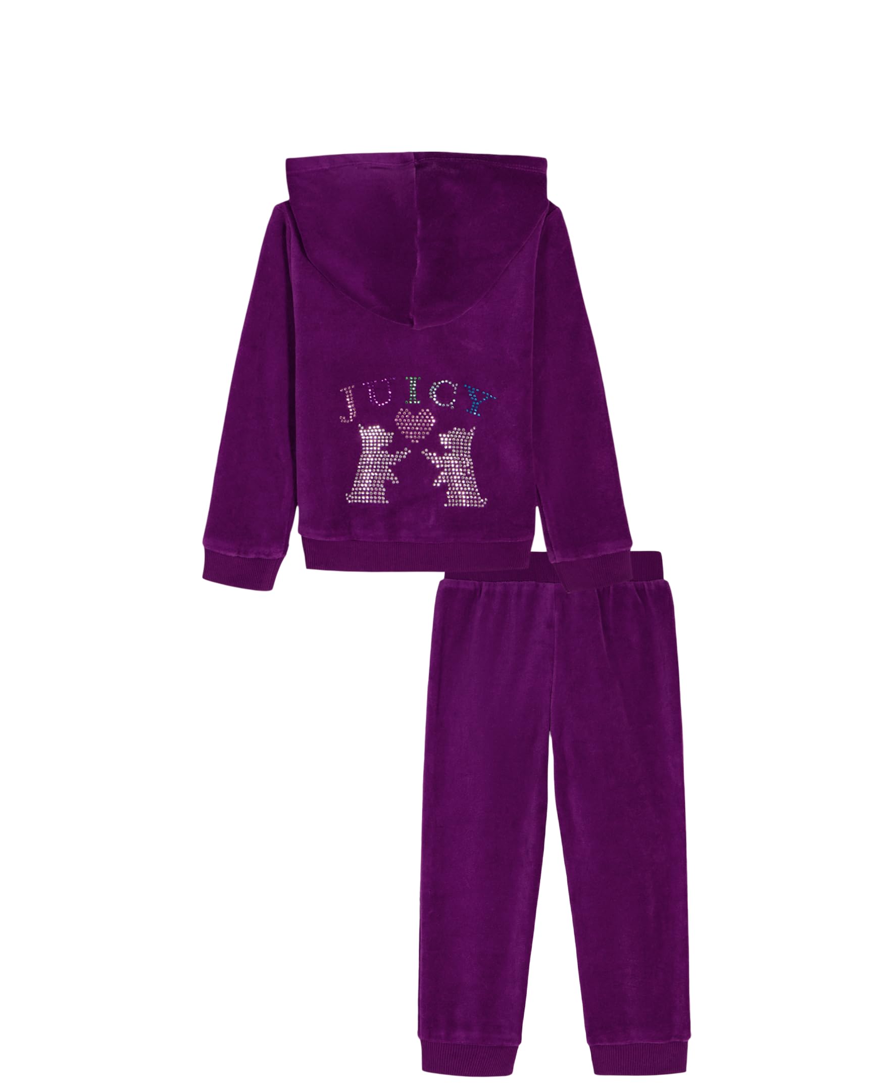 Juicy Couture Baby - Mädchen 2 Pc Velour Pant Set Hosen-Set (2er Pack)