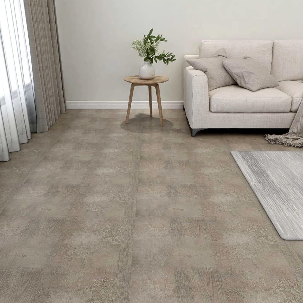 Hardware item-Self-adhesive Flooring Planks 20 pcs PVC 1.86 m² Grey