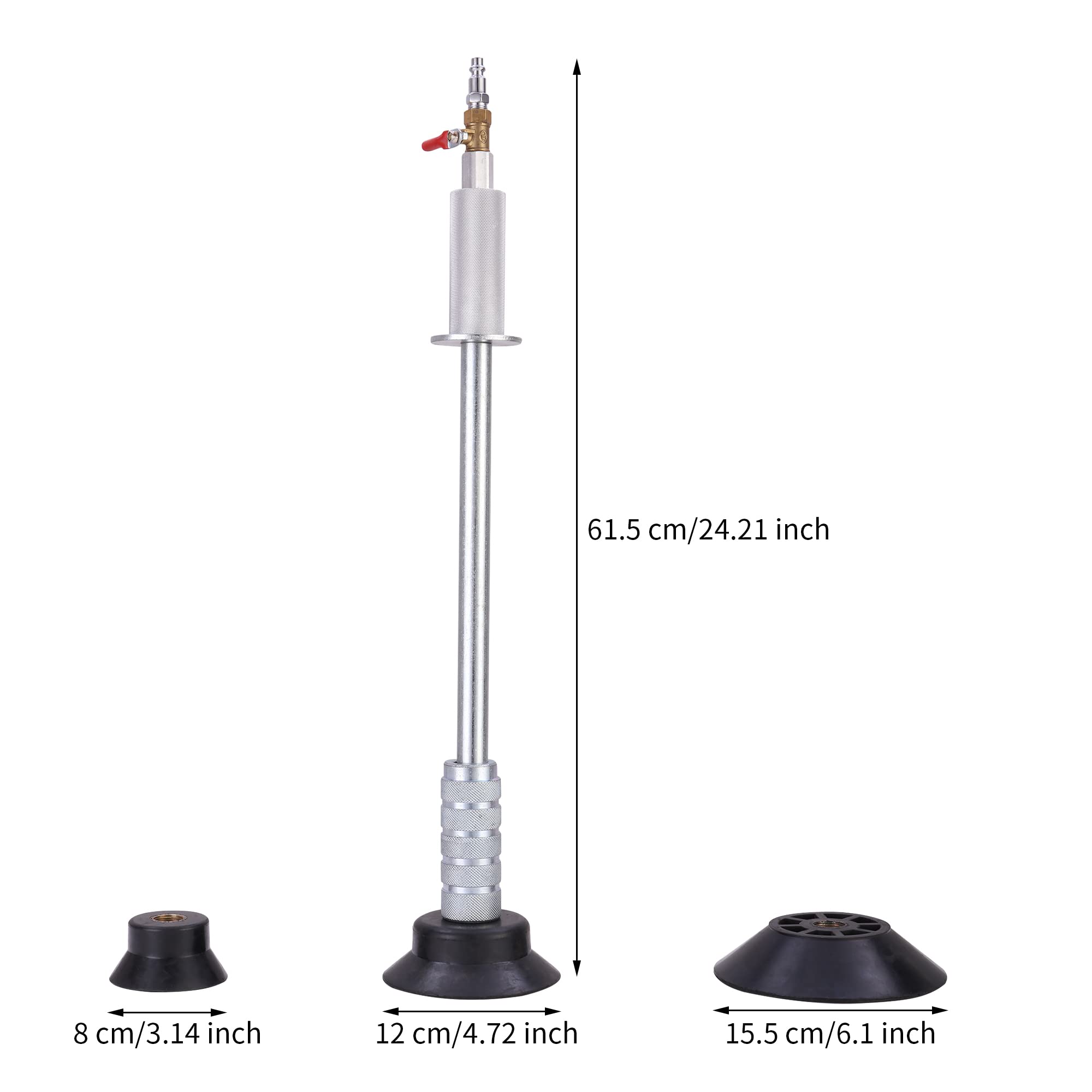 NK SUPPORT Car Dent Air Pneumatic Repair Dent Puller Auto Body Suction Cup Slide Hammer Tool Kit Car Dent Remover Hand Tools