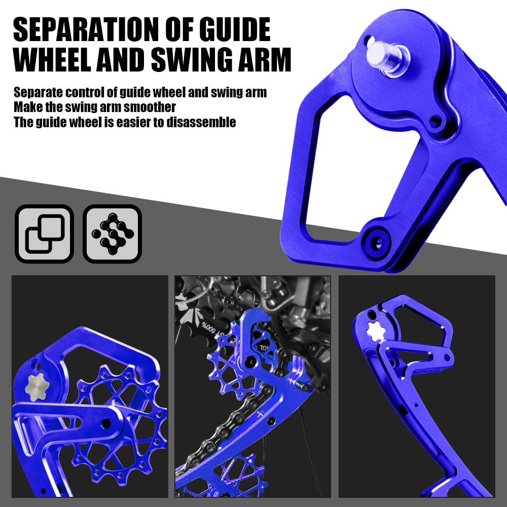 Pulegge per cambio cambio Shimano a 12 marce, XT XTR SLX M6100 7100 8100 9100 DEORE guida del cambio posteriore gabbia