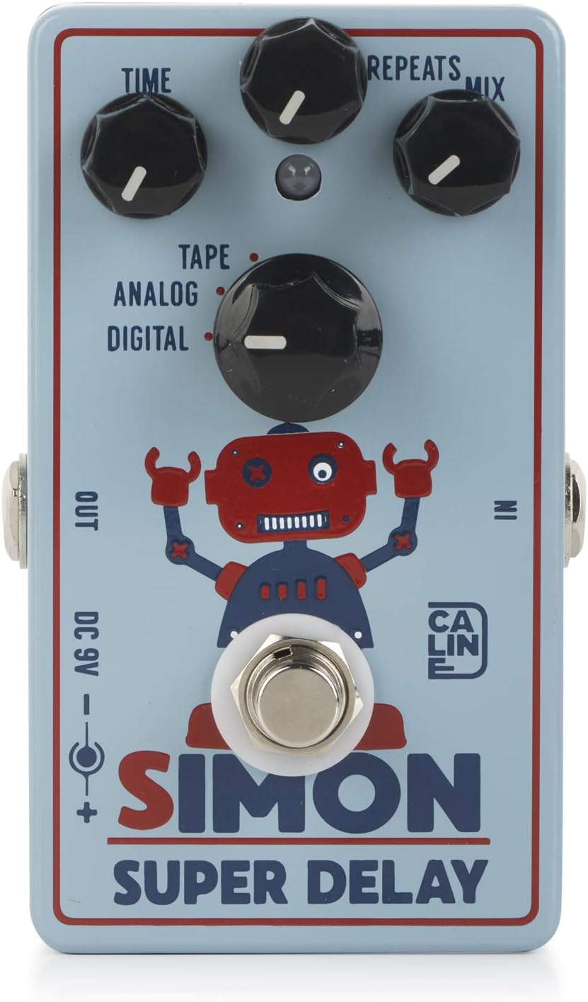 CP-513 Simon Super Delay Guitar Effect Pedal with Digital, Analog and Tape options