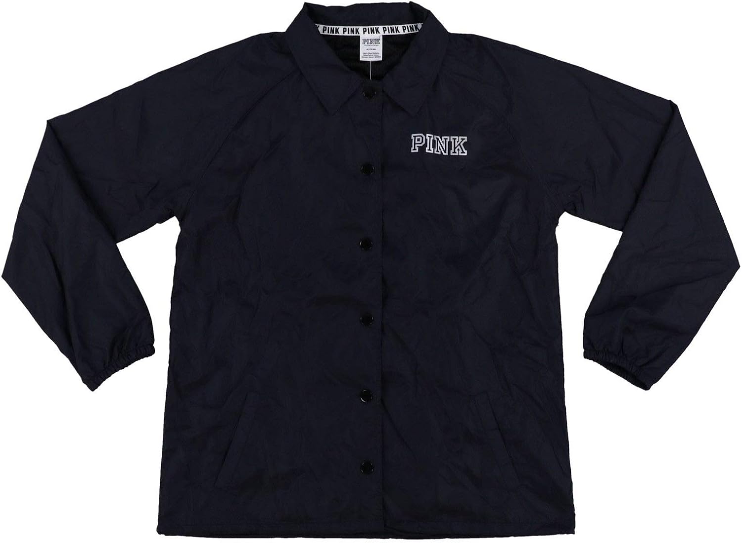 Victoria's Secret Pink Button Up Windbreaker Jacket