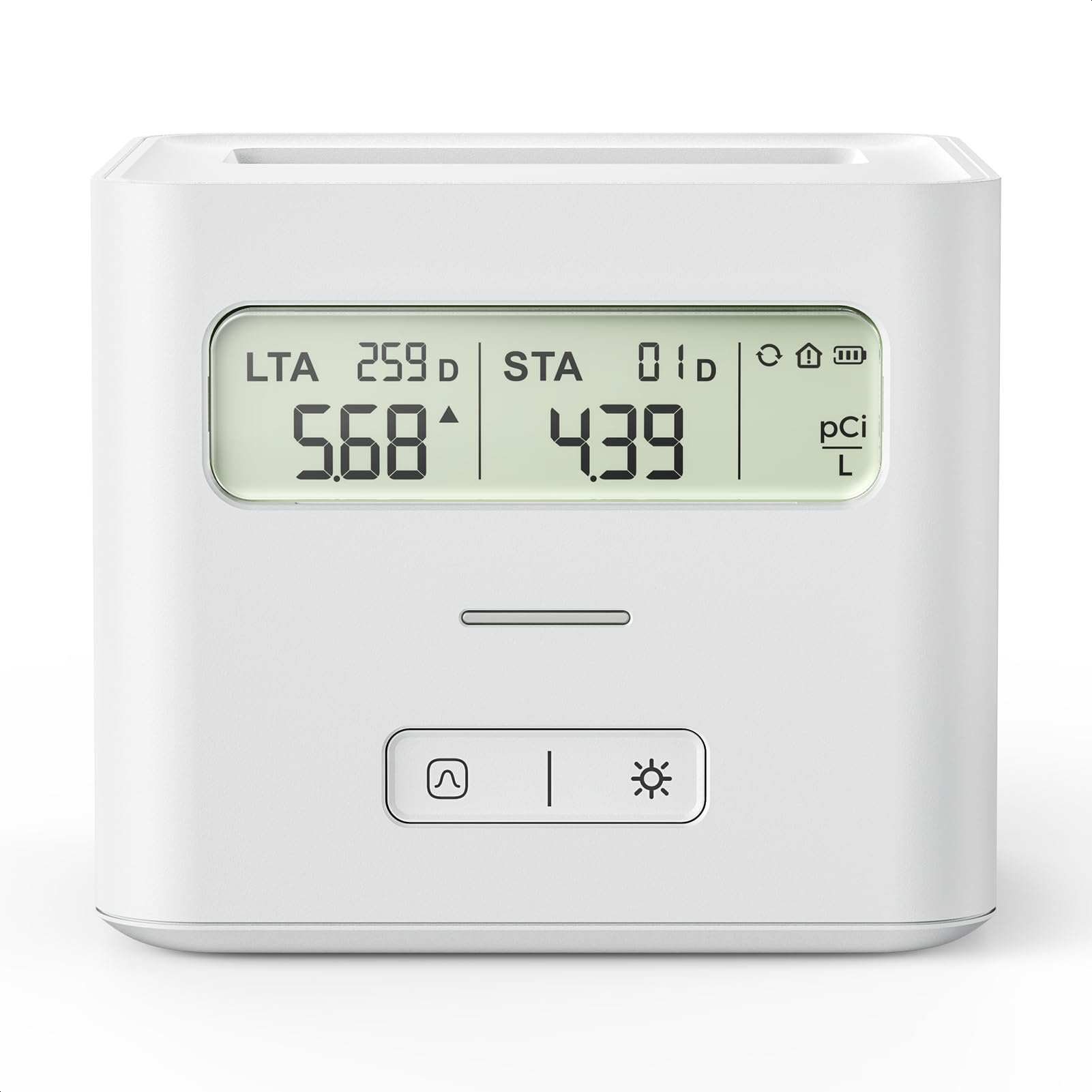 X-Sense Radon Detector for Basement, Zero Lab Fees, XR0A-SR