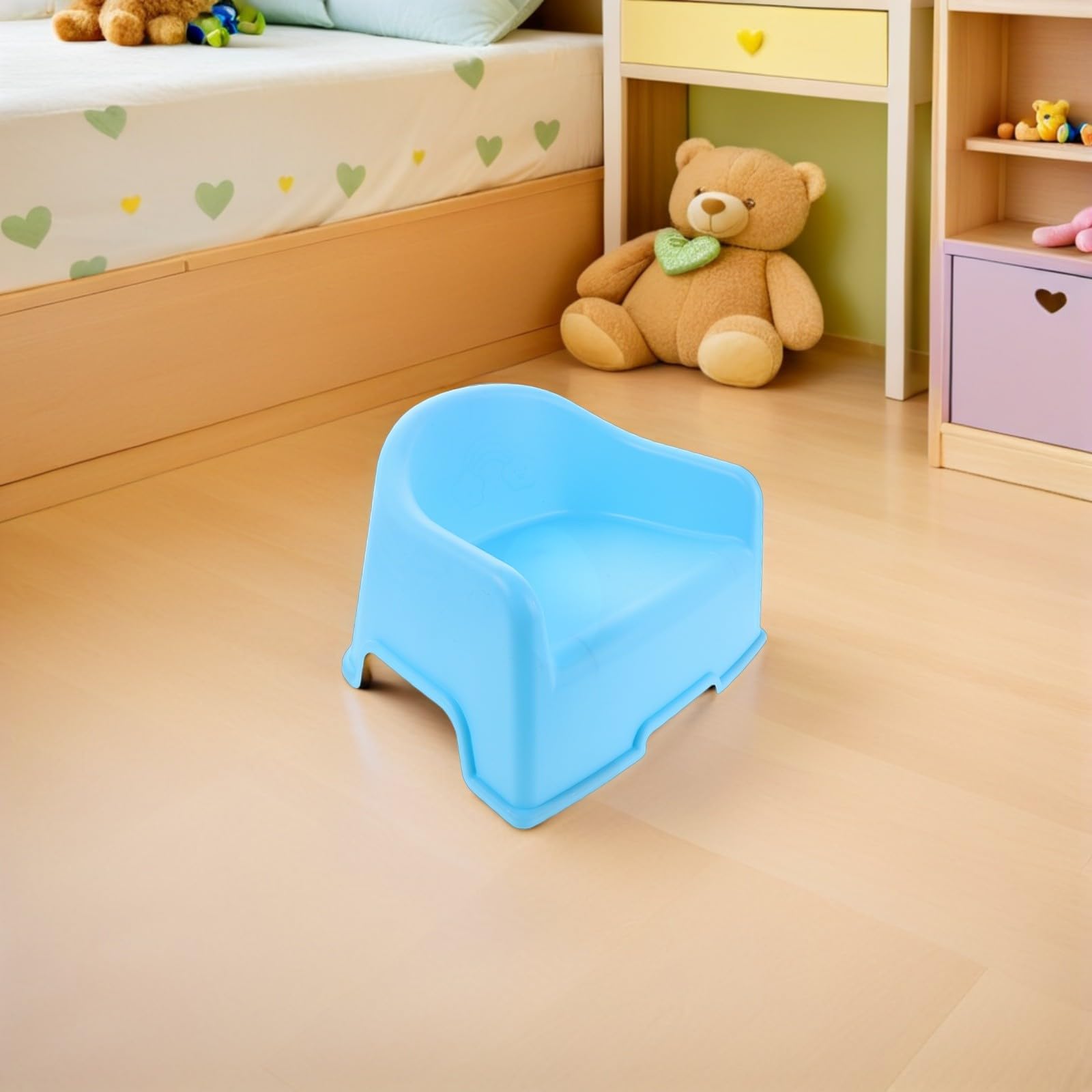 TOYANDONA Taburete de Baño para Pequeños 3 Piezas Taburete de Plástico Grueso Antideslizante Reposapiés Multifuncional para Ducha Lavabo y Cambio de Zapatos Colores Rosa Azul Verde