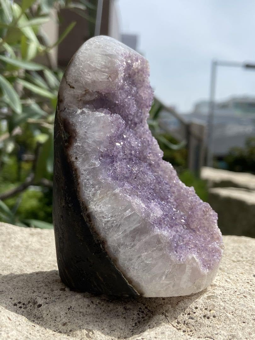 希少⭐ラベンダーアメジストクラスター⭐水晶共生⭐️キラキラシュガー⭐花つきMN2 Amazon.co.jp: ラベンダーアメジストクラスター水晶共生キラキラ