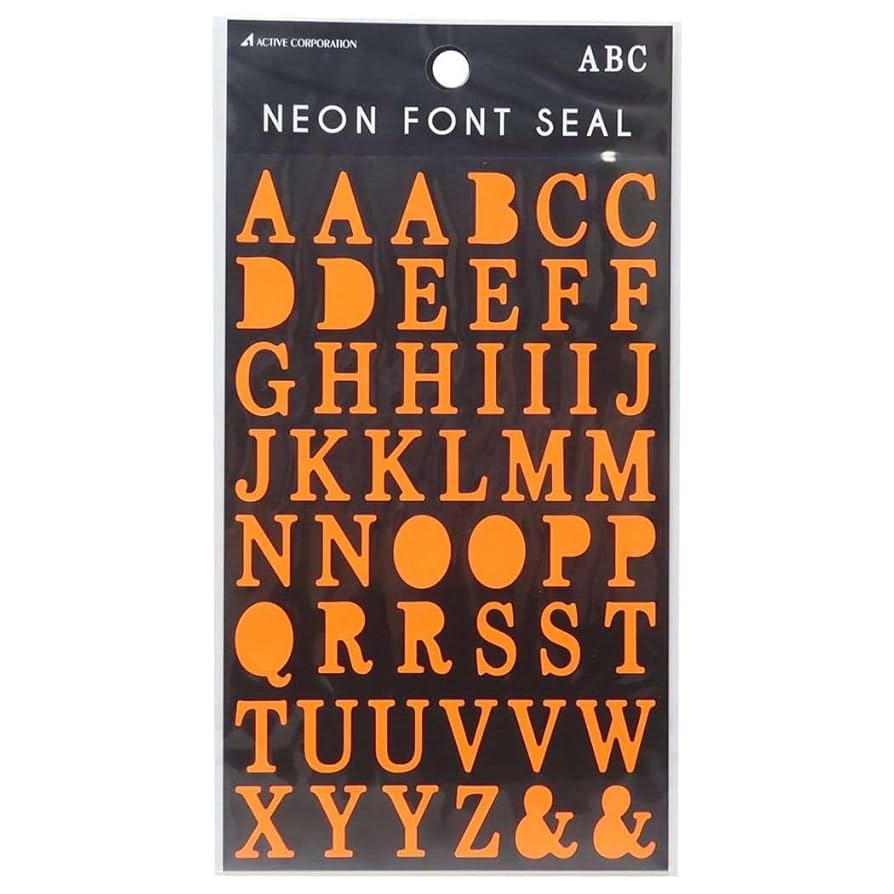 574    ＊横長英文シール   mix 574 ＊横長英文シール mix