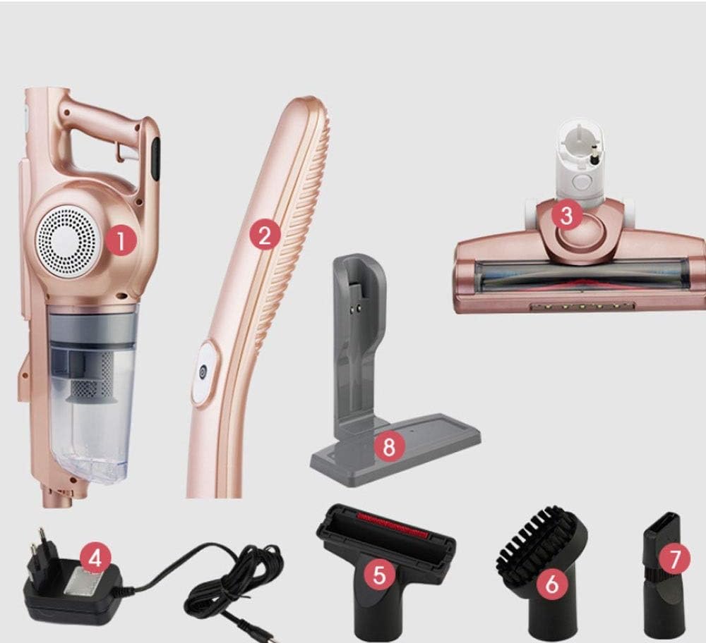 xcq Vacuums Hand-held Vacuum Cleaner Bagless Upright Vacuum Cleaner, Long Reach,1L Bin, Lightweight, Adjustable